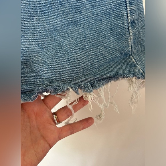 Vintage High Waisted Distressed Levi Cutoff Shorts - Picture 4 of 8